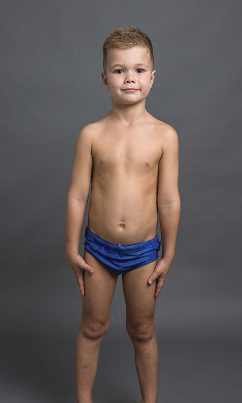 BOYS PIKAKE PRINT RACERS- DARK ROYAL