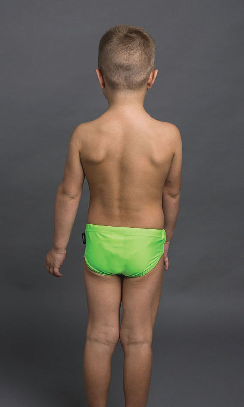 BOYS PLAIN RACERS- LIME