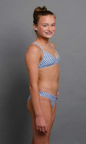 ONA YOUTH BIKINI TOP- LAGOON